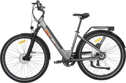 City 2 36V 12.8 Ah  Premium Elektrikli Bisiklet Metalik Dağ Gri