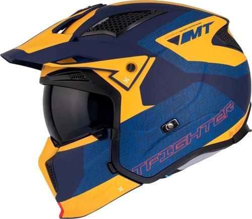 KASK MT STREETFİGHTER SV S TOTEM C3 MAT SARI
