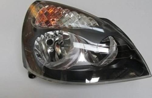 2002-2006 Renault Clio Sdhb Far Lambası Sağ Elektrikli-Motorsuz Siyah 5Fişli (H1-H7) (Ayfar) (Adet) 