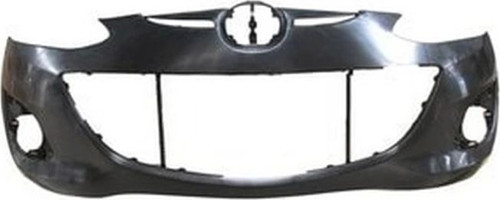 2012-2014 Mazda 2 Hb Ön Tampon Siyah (Sis-Panjur Delikli Tyg) (Adet) (Oem No:Dr6150031Dbb)