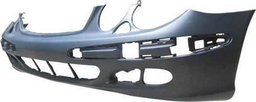 2003-2006 Mercedes E Class W211- Ön Tampon Koyu Gri (Sis Delikli-Far Yıkamalı)(Classıc-Elegance)(Tw)