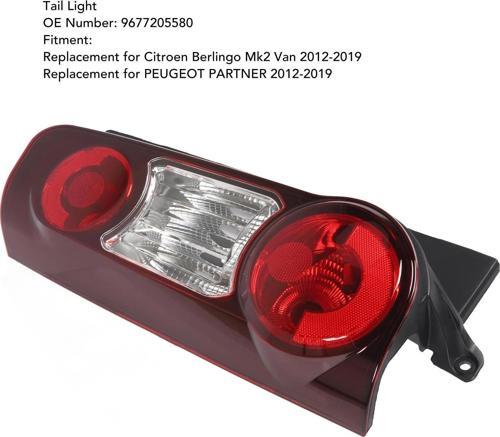 Stop Lambası Sol (Çıft Kapı Koyu Kırmızı) Psa Partner / Berlıngo B.M 2012-2019 (Oem No: 9677205580)