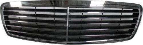 2003-2006 Mercedes E Class W211- Ön Panjur Nikelaj Çerçeveli-İç Petek Siyah(11Çıtalı)(Avantgarde)(Ty