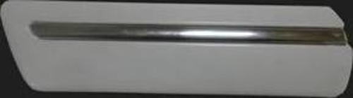 2000-2002 Mercedes E Class W210- Ön Çamurluk Bandı Sol Beyaz (Nikelaj Kaplamalı) Nik-Beyaz (Tyg) (Ad