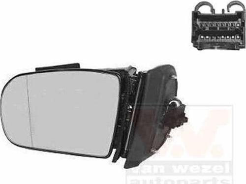Mercedes 210 1999 2002 Dış Dikiz Aynası Sol 9Pın Katl.  Elek. Rezıs. Kapaksız Cam Dahıl (Oem No:A210