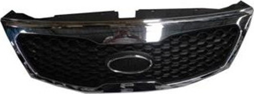 Kıa Sorento- 10/12; Ön Panjur Siyah Nikelaj Kaplamalı (Tyg) (Oem No: 86350-2P000)