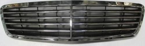 2001-2003 Mercedes C Class W203- Ön Panjur Siyah (Nikelaj Kaplamalı) (9Çıtalı) (Tw) (Adet) (Oem No:2