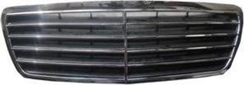 2000-2002 Mercedes E Class W210- Ön Panjur Komple Nikelajlı-Siyah (Avantgarde) (Tyg) (Adet) (Oem No: