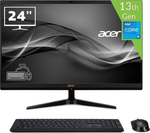 C24-1800 Intel Core I5-1335U 32 GB Ram 1 Tb SSD SSD Intel Iris Graphics Freedos 23.8 Fhd Kablolu Klavye+Mouse Siyah DQ.BKMEM.005-321 All In One Bilgisayar