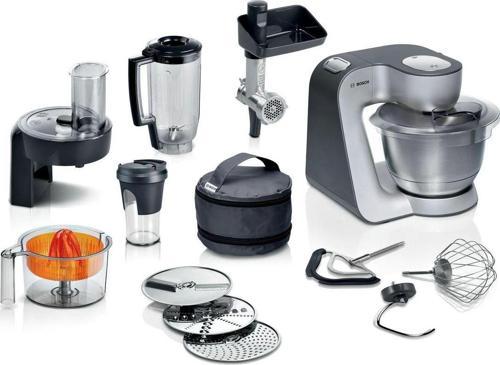 MUM58359 Serie 4 Mutfak Makinesi Mum 5 1000 W Metalik İnoks Gümüş
