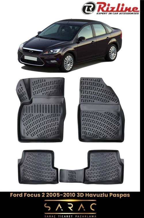 Ford Focus 2005 Model 3D Havuzlu Paspas