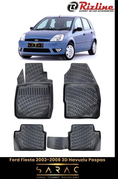 Ford Fiesta 5 Kapı 2006 Model 3D Havuzlu Paspas