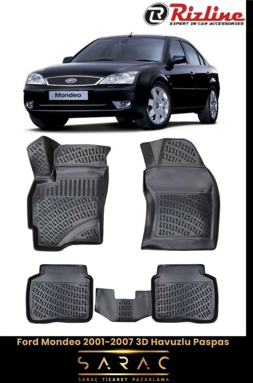 Ford Mondeo 2001 Model 3D Havuzlu Paspas