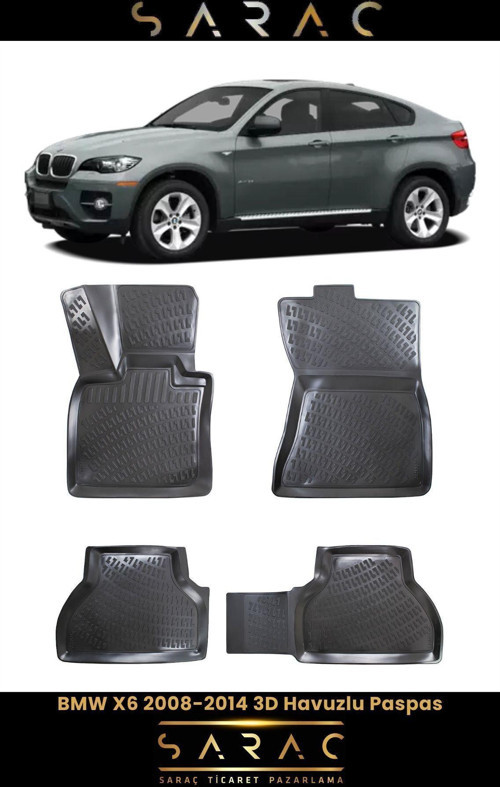 Bmw X6 2008 Model 3D Havuzlu Paspas