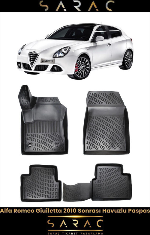 Alfa Romeo Giuiletta 2010 Model 3D Havuzlu Paspas