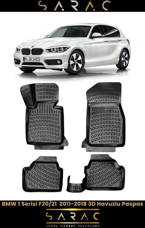Bmw 1 Serisi F20/21 2011 Model 3D Havuzlu Paspas