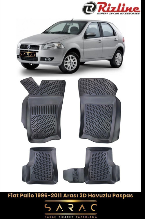 Fiat Palio 5 Kapı 2011 Model 3D Havuzlu Paspas