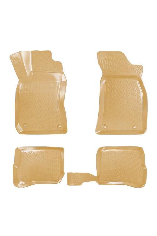 Audi A4 B5 2001 Araca Özel Tasarım 3D Havuzlu Bej Paspas