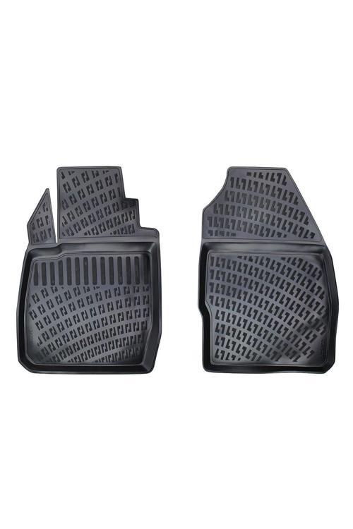 Ford Fiesta Panelvan ( 2 Parça) 2002 Araca Özel Tasarım 3D Havuzlu Paspas