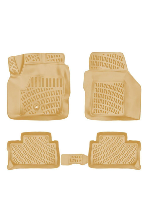 Freelander 2 2010 Araca Özel Tasarım 3D Havuzlu Bej Paspas