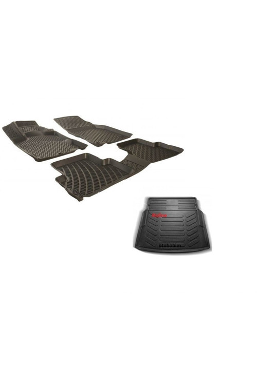 Mercedes E W212 2010-15 Plastik Setli 3D Paspas Ve Bagaj Havuzu