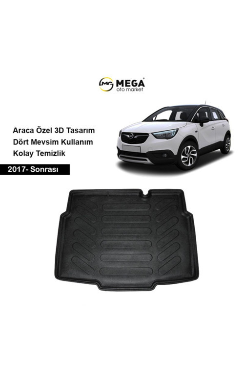 Opel Crossland X 2017- Sonrası 3D Bagaj Havuzu