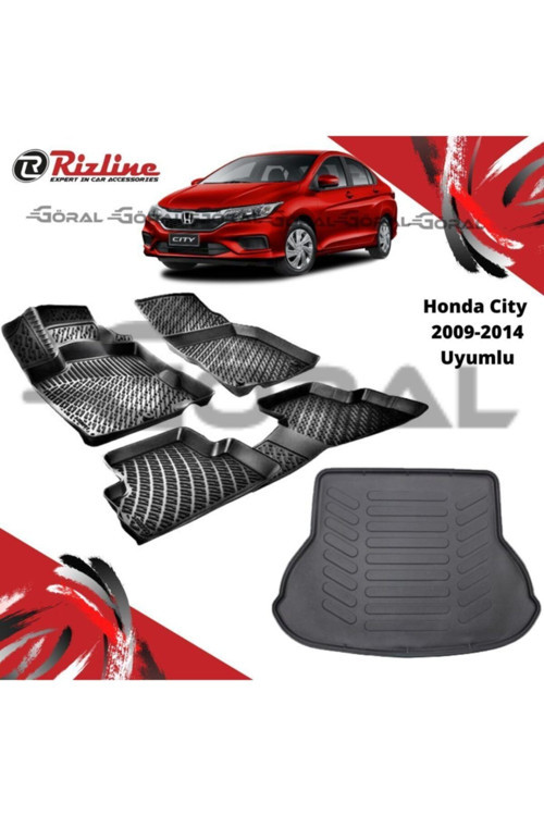 Honda City 2009-2014 Uyumlu Paspas Ve Bagaj Havuzu Set