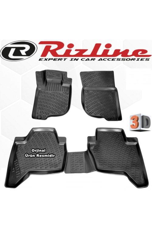 Mitsubishi Pajero 3D Paspas Havuzlu 2006 - 2015 Arası Siyah 4 Parça Set