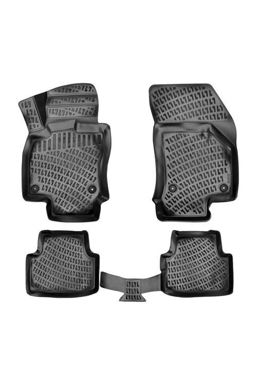 Skoda Octavia 2018 Araca Özel Tasarım 3D Havuzlu Paspas