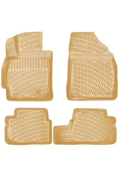 Toyota Corolla 3D Paspas Bej Renk 3D Havuzlu Paspas 2007 - 2013 Arası Sedan Bej Renk - Marka