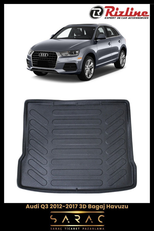 Audi Q3 2016 Model 3D Bagaj Havuzu