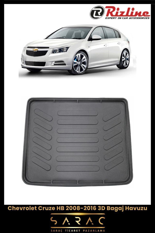 Chevrolet Cruze Hatchback 2013 Model 3D Bagaj Havuzu