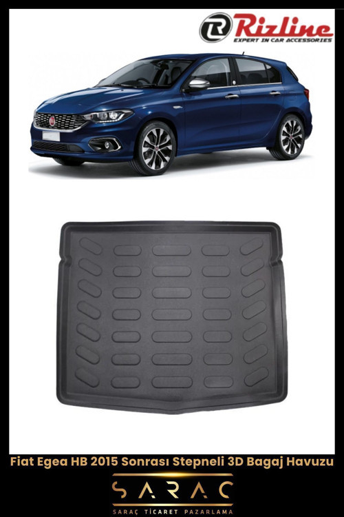 Fiat Egea Hb 2017 Model Stepneli 3D Bagaj Havuzu