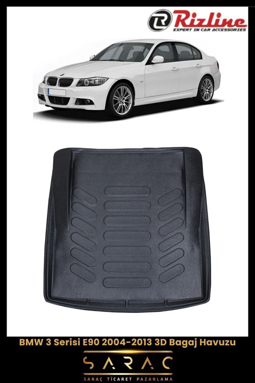 Bmw 3 Serisi E90 2004-2013 3D Bagaj Havuzu