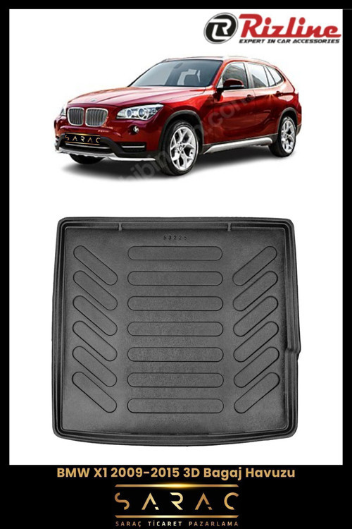 Bmw X1 2009-2015 3D Bagaj Havuzu