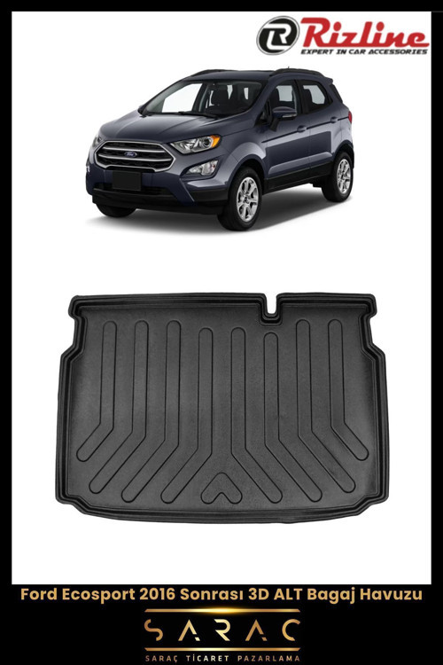 Ford Ecosport 2016 Sonrası 3D Alt Bagaj Havuzu