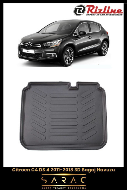 Citroen C4 Ds4/Ds 2017 Model 3D Bagaj Havuzu