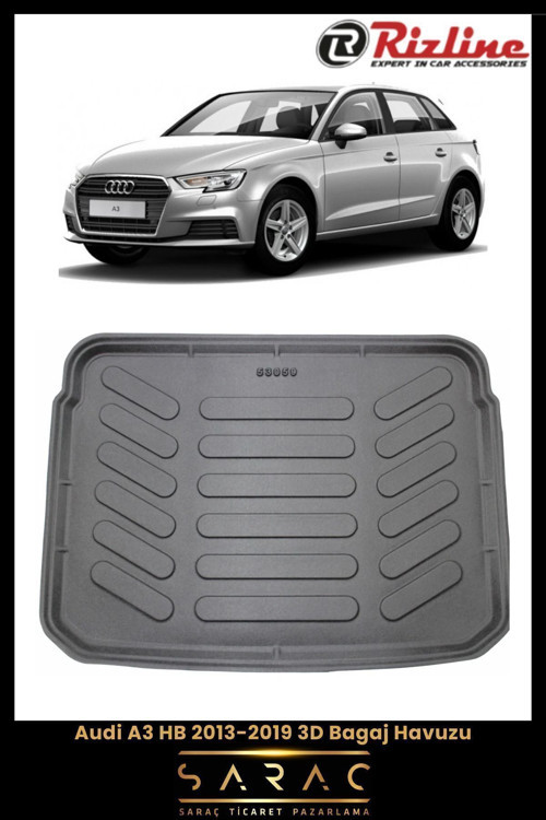 Audi A3 Hatchback 2013 Model(Yeni Kasa) 3D Bagaj Havuzu