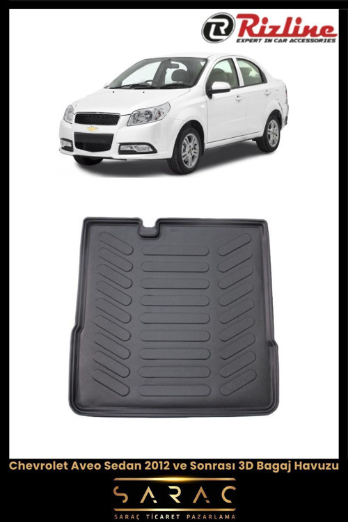 Chevrolet Aveo Sedan 2014 Model 3D Bagaj Havuzu