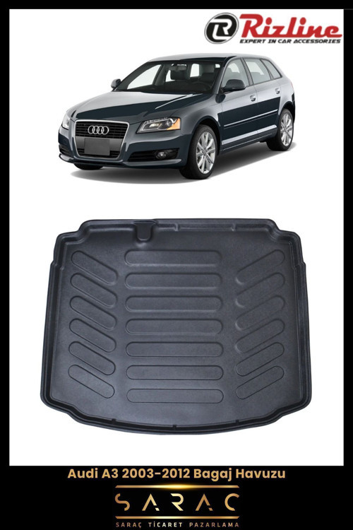 Audi A3 2012 Model 3D Bagaj Havuzu
