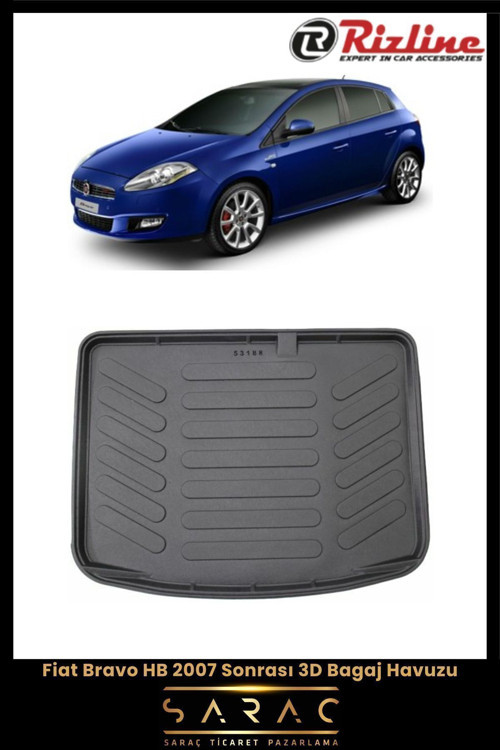 Fiat Bravo 2014 Model 3D Bagaj Havuzu