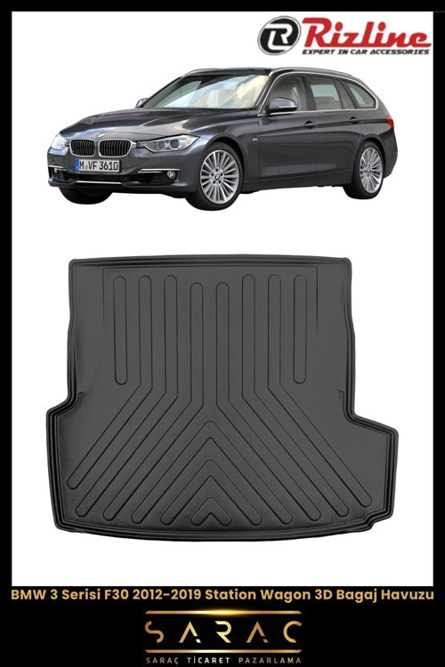 Bmw 3 Serisi F30 2012-2019 Station Wagon 3D Bagaj Havuzu