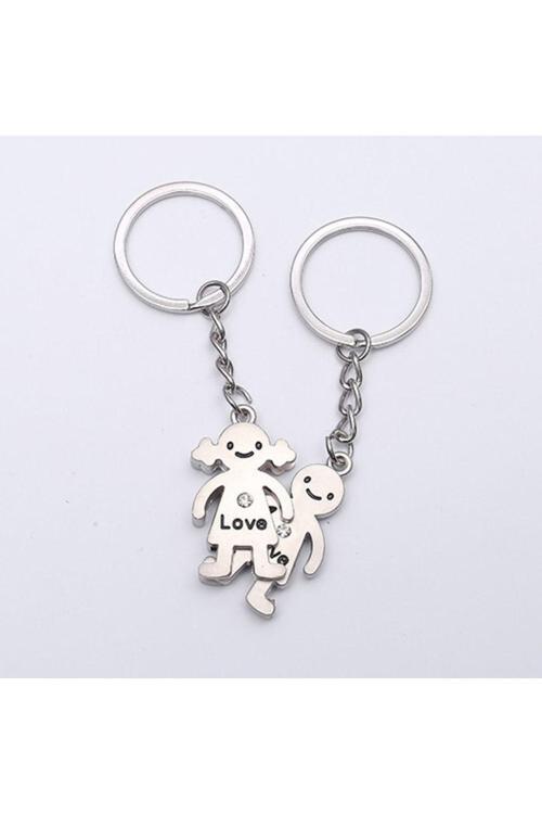 Sevgili Temalı Metal Anahtarlık