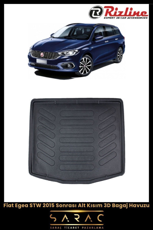 Fiat Egea Stw 2017 Model Alt 3D Bagaj Havuzu