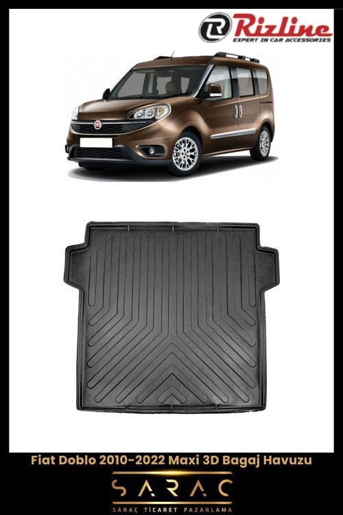 Fiat Doblo Combi Maxi 2015 Model 3D Bagaj Havuzu
