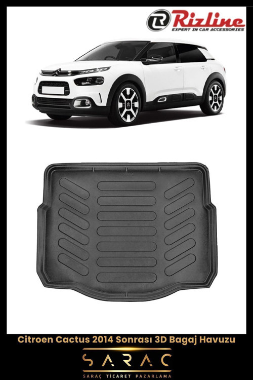 Citroen Cactus 2016 Model 3D Bagaj Havuzu