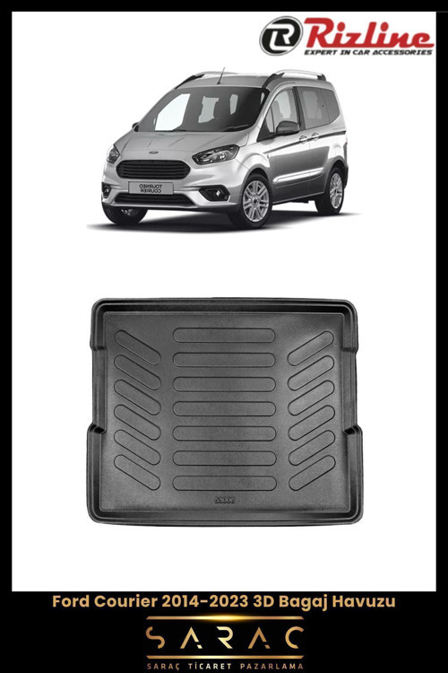 Ford Courier 2014 Model 3D Bagaj Havuzu