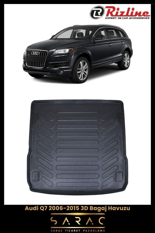 Audi Q7 2013 Model 3D Bagaj Havuzu