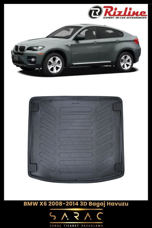 Bmw X6 2012 Model 3D Bagaj Havuzu