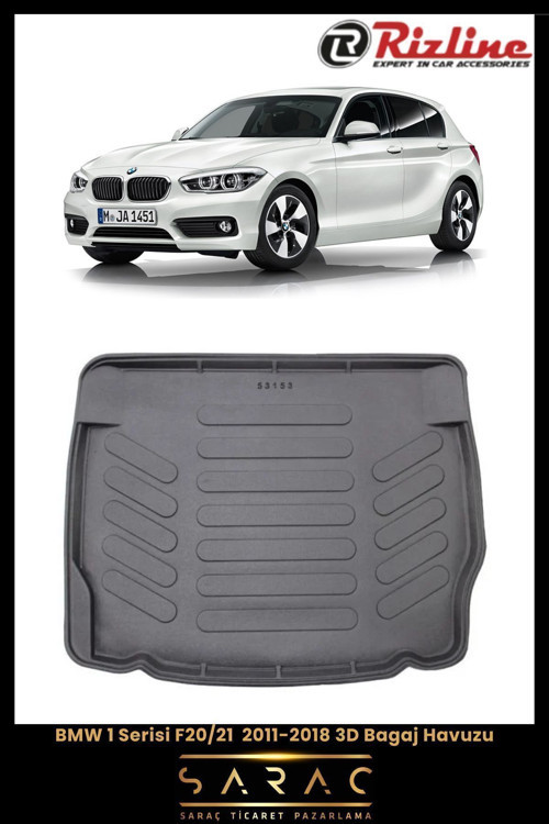 Bmw 1 Serisi F20/F21 Hb 2016 Model 3D Bagaj Havuzu